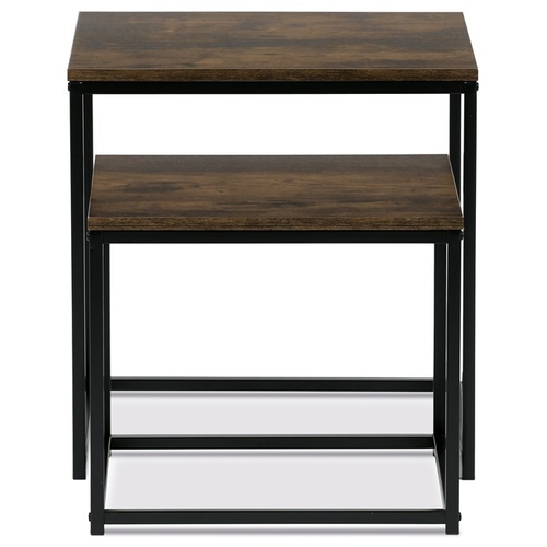 Odkládací stolek 50x50x52cm, mdf, old wood, AF-076 OLW