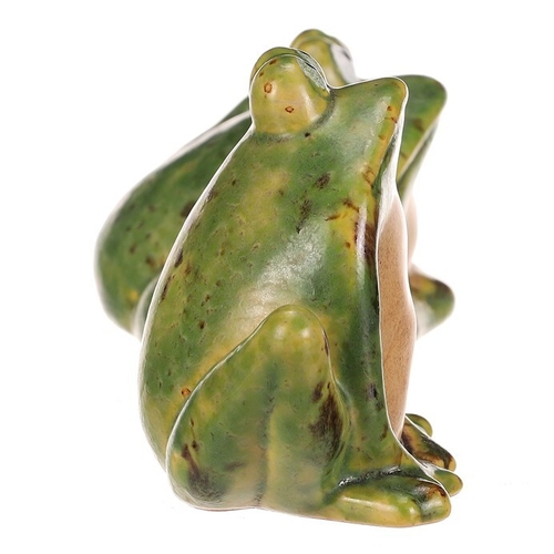 Žába - keramická figurka, zelená, mix 2 druhů, cena za 1 ks
