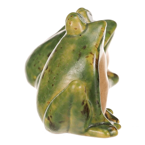 Žába - keramická figurka, zelená, mix 2 druhů, cena za 1 ks