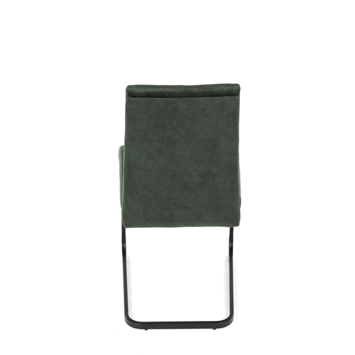 Jídelní židle, zelená, samet vintage, DCL-D1275 GRN4