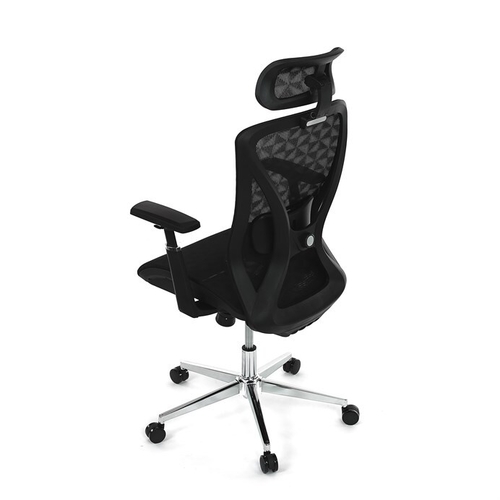 Kancelářská židle, synchronní mechanismus, černá síťovina, KA-S258 BK