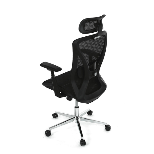 Kancelářská židle, synchronní mechanismus, černá síťovina, KA-S258 BK
