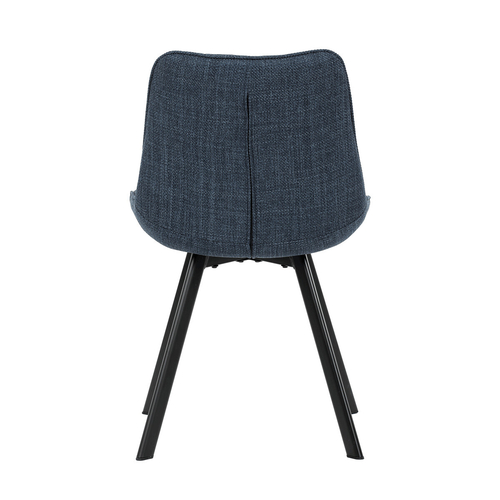 Jídelní židle, modrá, látka, HC-465 BLUE2