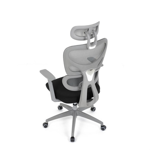 Kancelářská židle, houpací mechanismus, šedá, KA-K2081 GREY