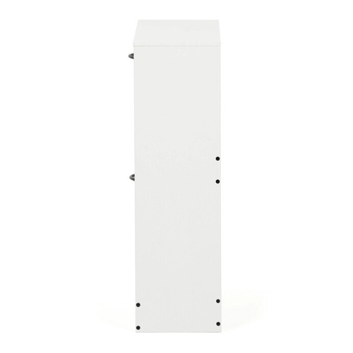 Botník, mdf, bílá, ABO-G1014 WT