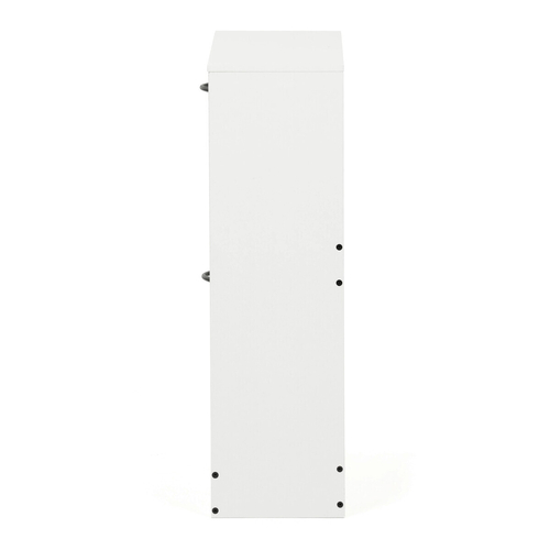 Botník, mdf, bílá, ABO-G1014 WT