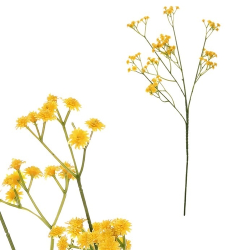 Gypsophila - umělá větev, žluté květy