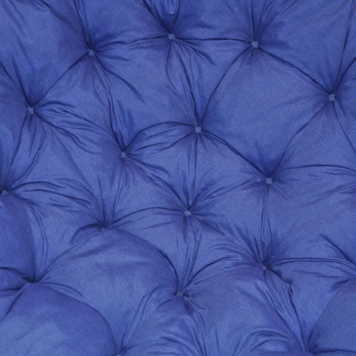 Polstr deluxe na křeslo papasan 100 cm - látka tmavě modrý melír