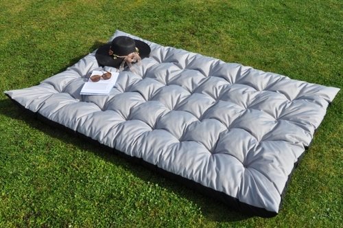 Matrace zahradní MAXI 180x115 cm - šedá 336 voděodolná