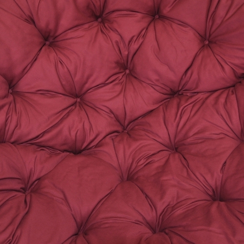 Polstr na křeslo papasan 100 cm vínový kepr