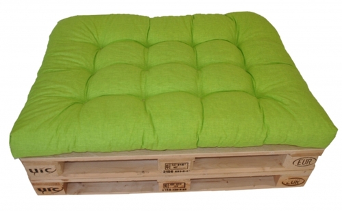 Sedák na paletu 120x80 světle zelený melír