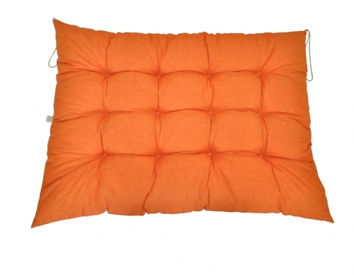 Paletový sedák / zahradní matrace oranžový melír