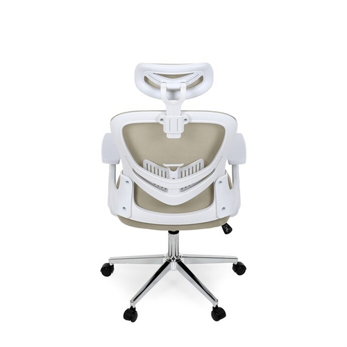 Kancelářská židle, houpací mechanismus, béžová síťovina, KA-K2031 BGE