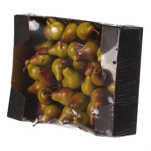 Hrušky na drátku - umělé, zelené, cena za balení (36 ks)