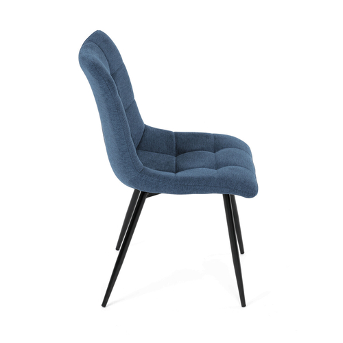 Jídelní židle, modrá, látka, DCL-193 BLUE2