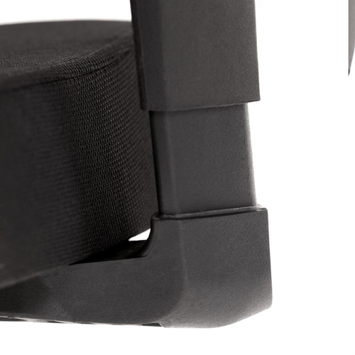 Kancelářská židle, houpací mechanismus, černá síťovina, KA-B1025 BK