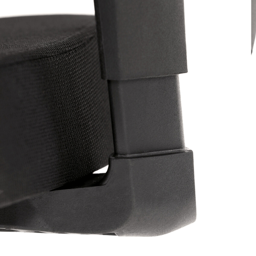 Kancelářská židle, houpací mechanismus, černá síťovina, KA-B1025 BK