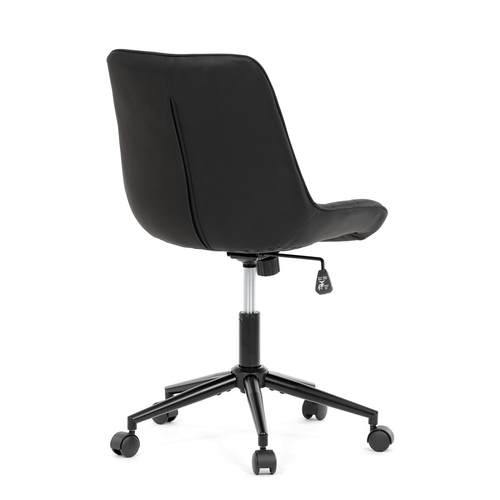 Pracovní židle, výškově nastavitelná, černá látka, KA-V3120 BK3