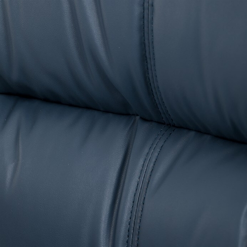 Kancelářské křeslo, houpací mechanismus, modrá ekokůže, KA-Y346 BLUE