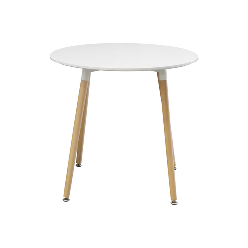 Jídelní stůl průměr 80 ONE bílý