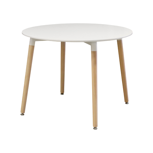 Jídelní stůl průměr 100 ONE bílý