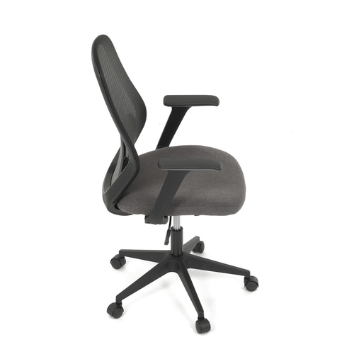 Kancelářská židle, houpací mechanismus, černá síťovina, KA-V3149 BK