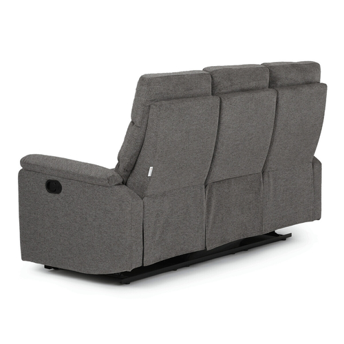 Sedací souprava, polohovací, šedá, látka, ASD-C5980 GREY2