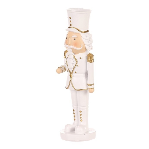 Voják v uniformě - polyresin, vel. S, bílo-zlatý
