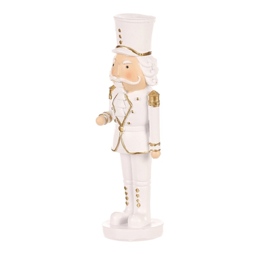 Voják v uniformě - polyresin, vel. S, bílo-zlatý