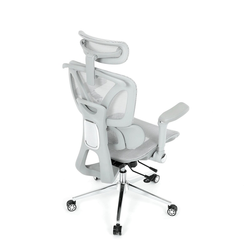 Kancelářská židle, synchronní mechanismus, šedá síťovina, KA-B2363 GREY