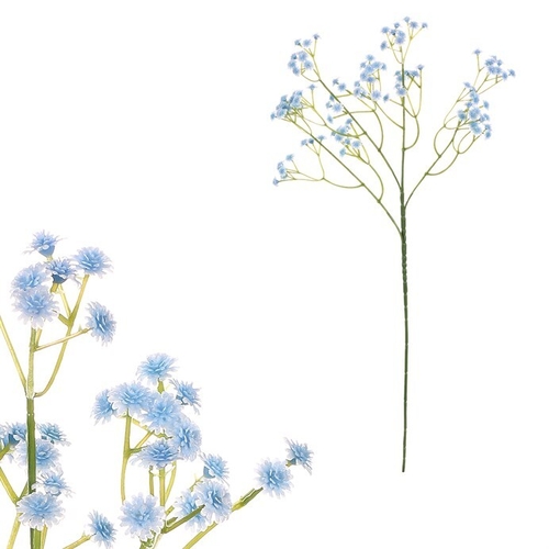 Gypsophila - umělá větev, modré květy