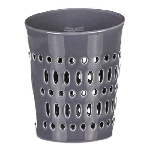 Aromalampa - porcelánová, otvory po obvodu, barva modrá