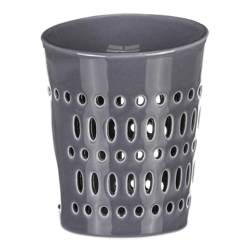 Aromalampa - porcelánová, otvory po obvodu, barva modrá