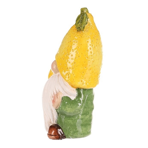 Trpaslík citrónový - keramická figurka, vel. S, barva žlutá