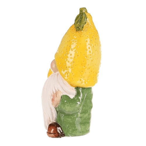 Trpaslík citrónový - keramická figurka, vel. S, barva žlutá
