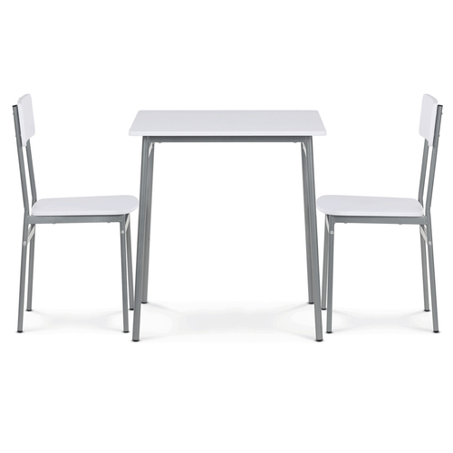Jídelní set s 2 židlemi, 70x70x76cm, mdf AUT-O2122 WT