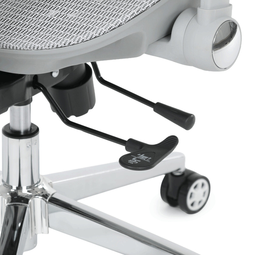 Kancelářská židle, synchronní mechanismus, šedá síťovina, KA-B2363 GREY