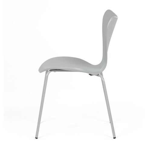 Jídelní židle, šedá, plast, CT-X7034 GREY