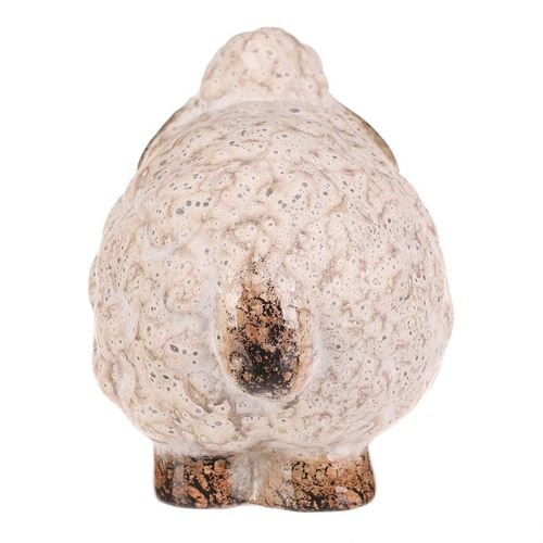 Ovečka - keramická figurka, vel. M, barva krémová