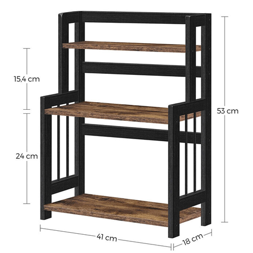 Polička, bambus, hnědá, AUK-E1047 BR
