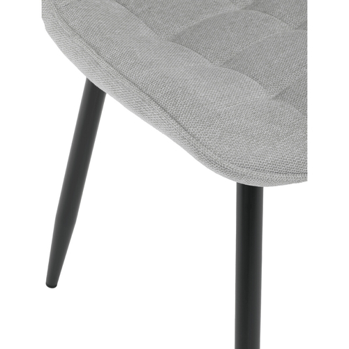 Jídelní židle, šedá, látka, HC-462 SIL2