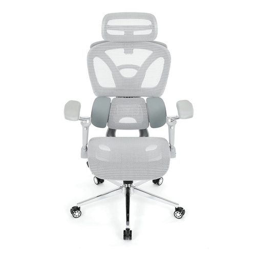 Kancelářská židle, synchronní mechanismus, šedá síťovina, KA-B2363 GREY