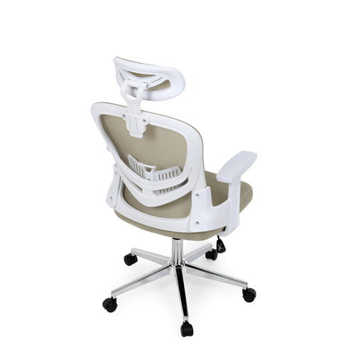 Kancelářská židle, houpací mechanismus, béžová síťovina, KA-K2031 BGE