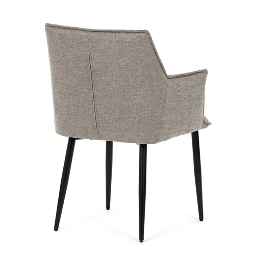 Jídelní židle, béžová, látka, DCH-J2139 LAN2