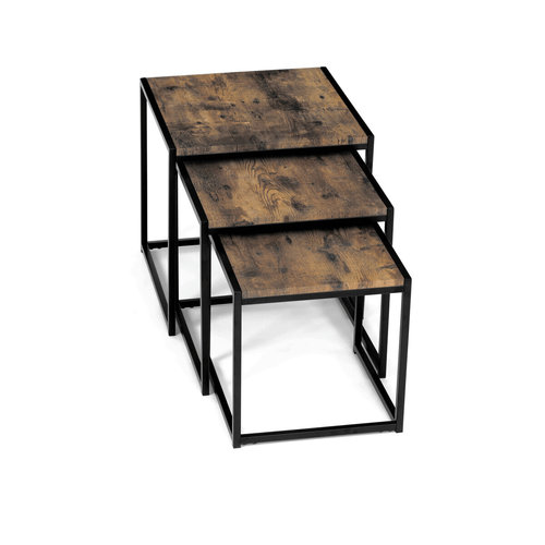 Konferenční stolek 45x45x45cm, mdf, old wood, AF-3003 OLW