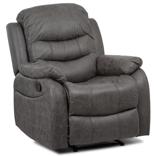 Polohovací křeslo, šedá, látka, TV-4086 GREY