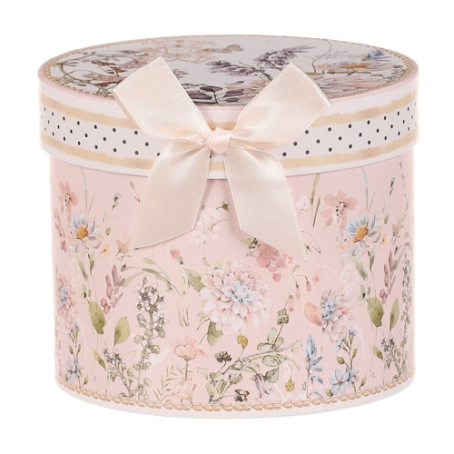 Hrneček v dárkové krabičce - porcelán, květinový motiv