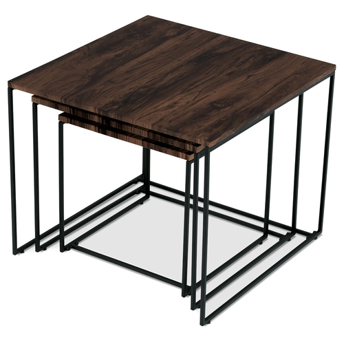 Konferenční stolek 60x60x51cm, mdf, ořech, AF-3008 WAL