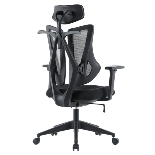 Kancelářská židle, synchronní mechanismus, šedá síťovina, KA-H3245 GREY
