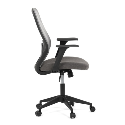 Kancelářská židle, houpací mechanismus, šedá síťovina, KA-V3149 GREY